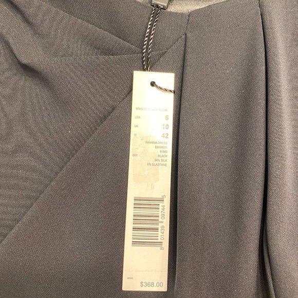 NWT Elie Tahari classic little black dress with a twist - Picture 10 of 12